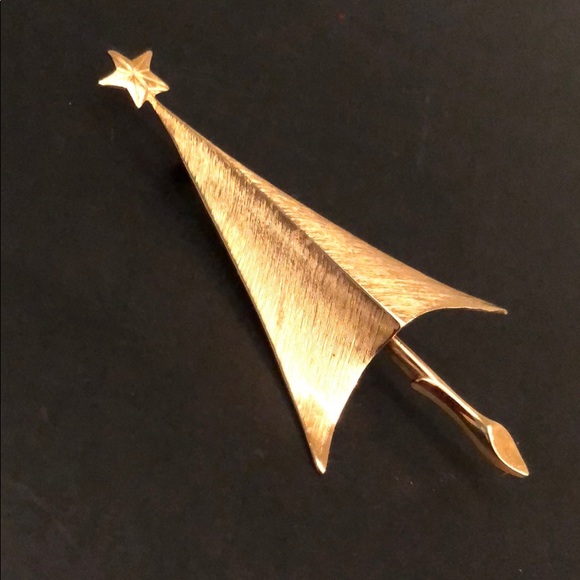 VINTAGE GOLDTONE GIOVANNI XMAS TREE PIN - Picture 12 of 16